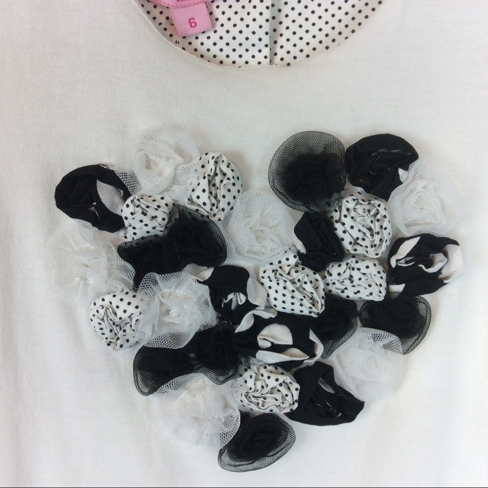 New Beetlejuice of London Heart Tulle Dot Dress - Picture 2 of 6